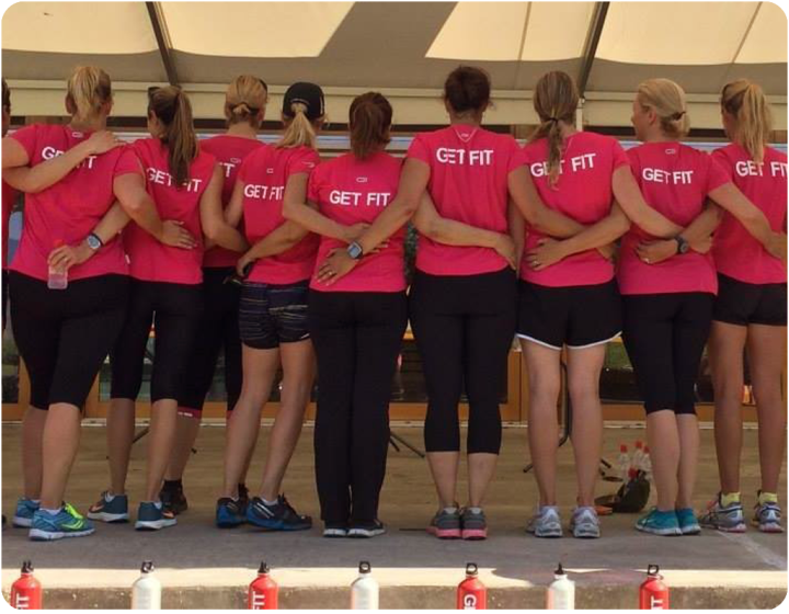 Running towards success ... Hand-in-hand