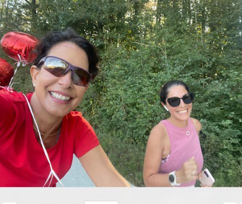 Leigh motivating a private class member.